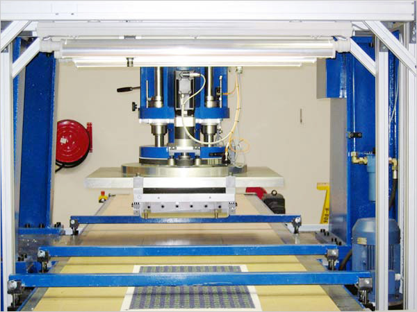 A carpet press