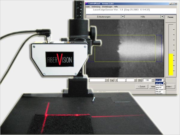Die Kalibrierung des BORDO und das Live-Bild